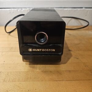 Hunt Boston Electric Pencil Sharpener Model 17 Made In USA -Black Tested&Works